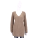 Max Mara-’S Max Mara 駝色羊毛長版針織上衣(80%WOOL) product thumbnail 1