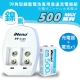 【iNeno】9V/500max 鎳氫充電電池 1入+9V鎳氫專用充電器(儲能 循環發電 充電電池 戶外露營 電池 存電 方形 角形 不斷電) product thumbnail 1