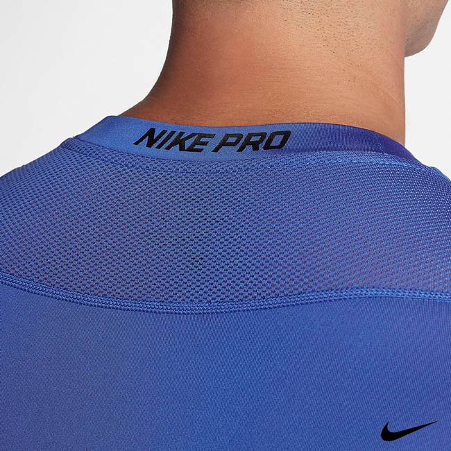 NIKE PRO 男短袖運動訓練緊身衣 藍 838092-480