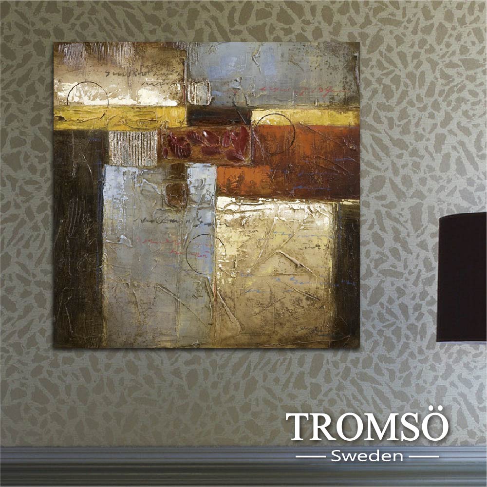 TROMSO時尚無框畫-抽象藝術W364