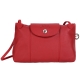 LONGCHAMP Le Pliage Cuir 小羊皮斜背包(深紅色) product thumbnail 1