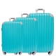 YC Eason 超值流線型三件組ABS可加大海關鎖硬殼行李箱-靚藍 product thumbnail 1