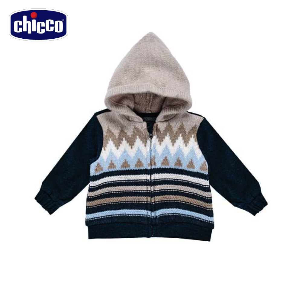 chicco極地熊針織連帽外套(12個月-18個月)