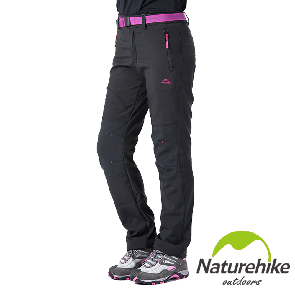 Naturehike 女款- 彈性 軟殼衝鋒褲 (黑)