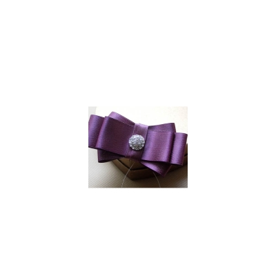 【拉福】紫色大鑽領結新郎結婚領結糾糾 (紫色)
