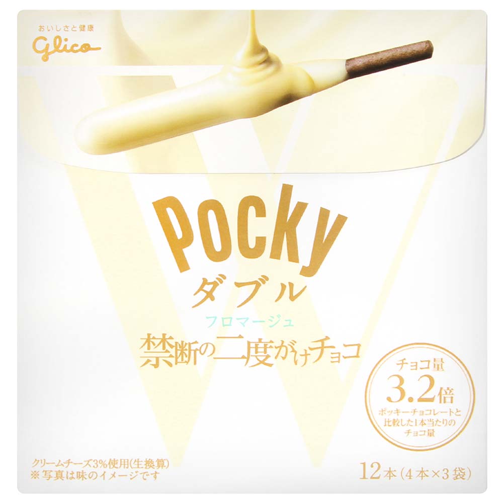 關西glico pocky巧克力棒-雙層白起司(62.4g)