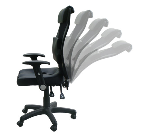 ★限時下殺★超大型透氣皮革3D立體坐墊辦公椅/電腦椅
