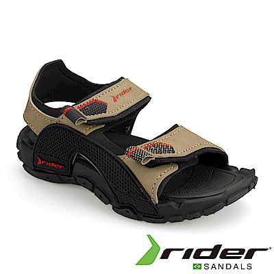 RIDER 巴西-童 TENDER IX 運動涼鞋 黑米灰