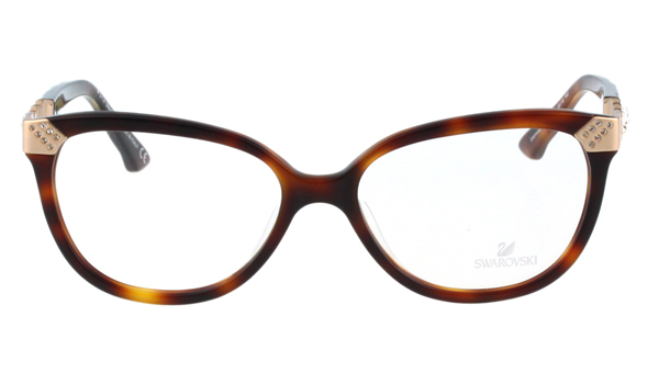 SWAROVSKI-水鑽 光學眼鏡(琥珀色)SW4107