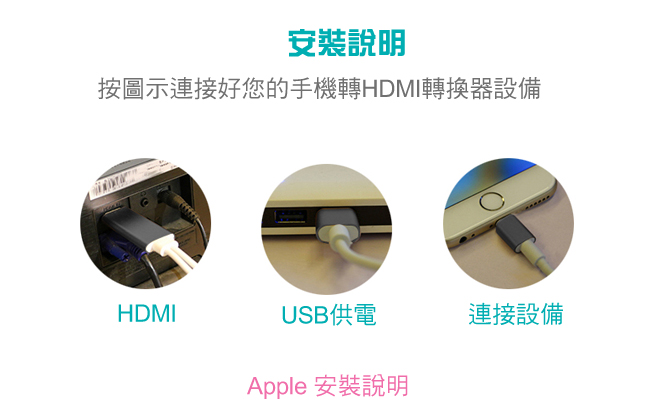 Apple/Android/Type-C MHL通用型 HDMI 影音傳輸線(銀)