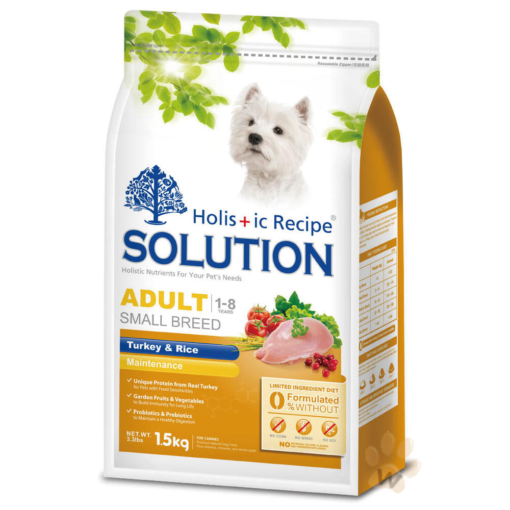 耐吉斯SOLUTION 成犬 火雞肉田園蔬菜配方15kg 1入