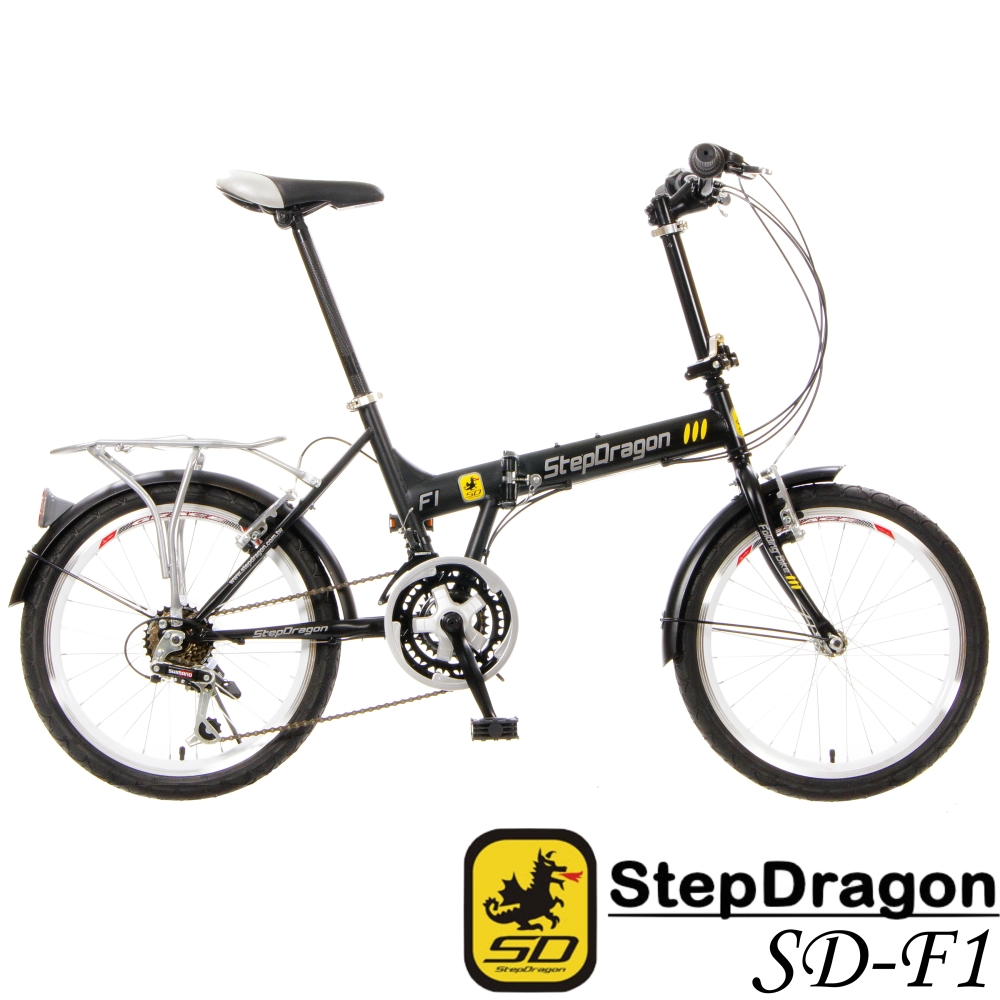 Stepdragon Sd F1 吋shimano21速搭配後貨架擋泥板折疊車 折疊車 Yahoo奇摩購物中心