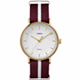 TIMEX 天美時週末Fairfield系列時尚女錶-白紅條紋/37mm product thumbnail 1