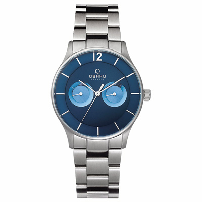 OBAKU 幻象銀河雙眼時尚腕錶-V192GMCLSC/38mm