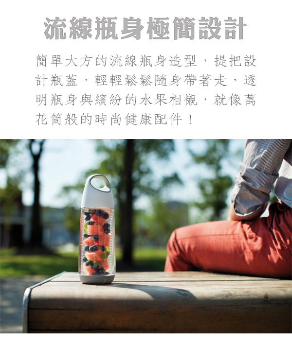 XD-Design Bopp Fruit Tritan蔬果隨身瓶