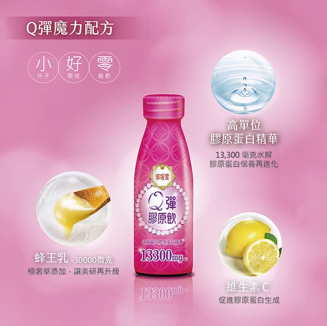 御姬賞-Q彈膠原飲24入