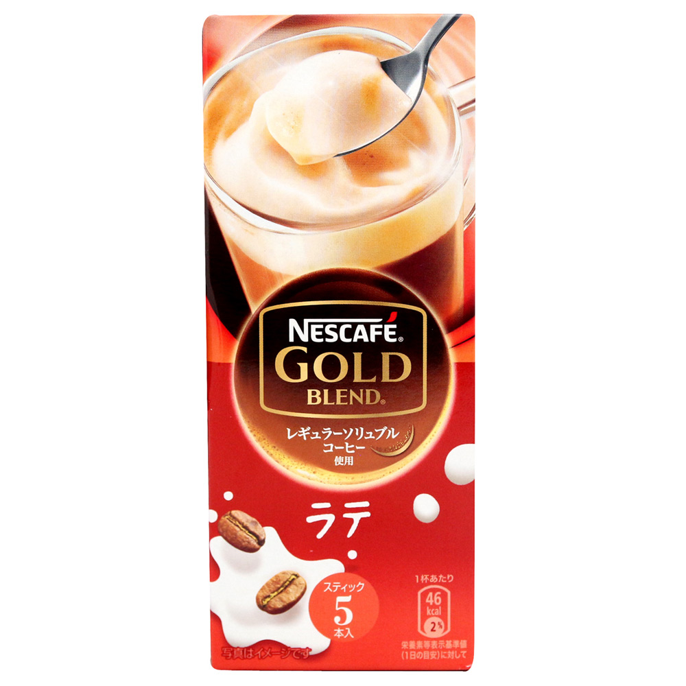 Nestle雀巢 金牌元氣家咖啡-拿鐵5P(50g)