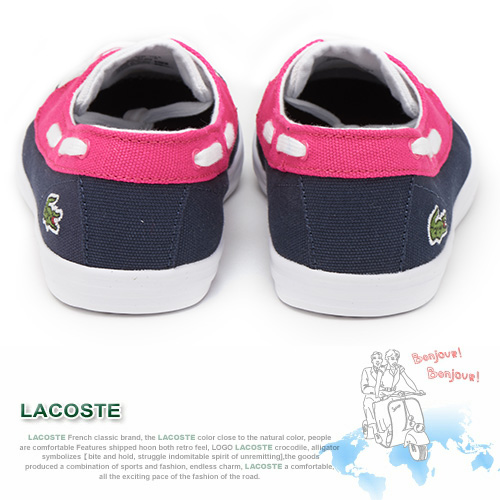 LACOSTE ziane 女用帆布綁帶休閒鞋