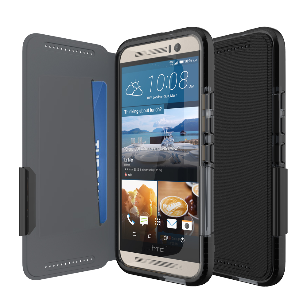 英國 Tech 21 超衝擊 Evo Wallet HTC One M9 防撞軟質保護皮套