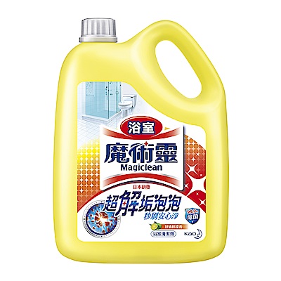 魔術靈 浴室清潔劑 舒適檸檬 量販瓶 (3800ml)