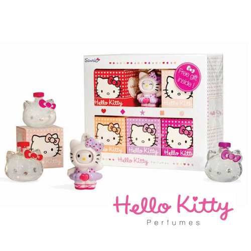 Hello Kitty夢幻組(小香5ml*5入+公仔乙只)