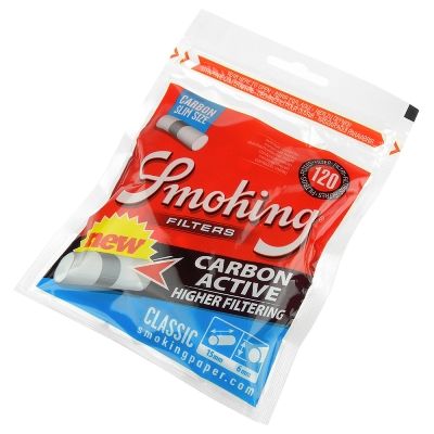 Smoking 西班牙進口-捲煙專用活性碳濾嘴-6mm*2包
