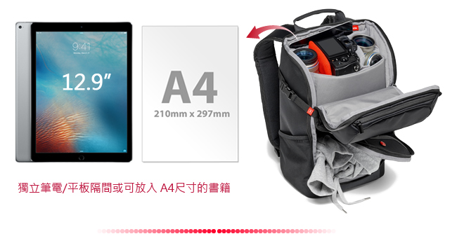 Manfrotto 專業級微單眼後背包 I Advanced Backpack I