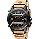 Timberland Maplewood 復古時尚腕錶-黑x卡其/44mm product thumbnail 1
