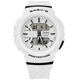 BABY-G 慢跑必備甜心指針數位雙顯橡膠手錶(BGA-240-7A)-白色/43mm product thumbnail 1