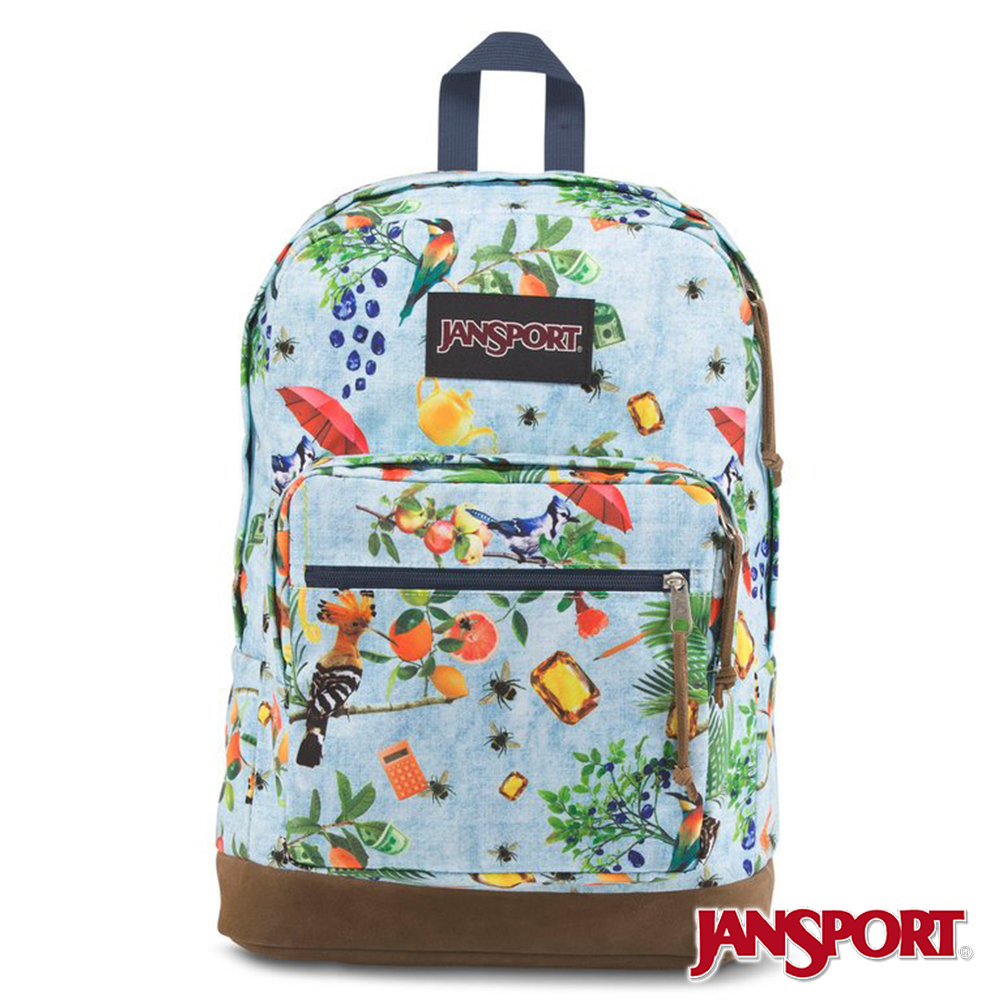 JanSport -RIGHT PACK EXPRESSIONS系列後背包 -鳥語花香