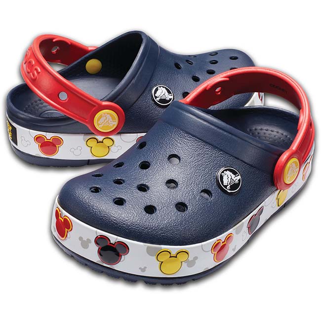 Crocs 卡駱馳 (童鞋) 米奇酷閃小克駱格 204994-410