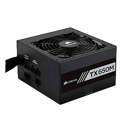 Corsair 海盜船 TX650M 80+金牌 半模組 電源供應器