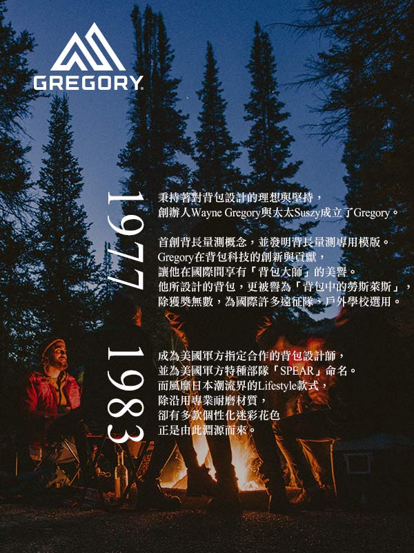 Gregory 26L Day Pack 日系後背包 電腦包 迷幻藍花