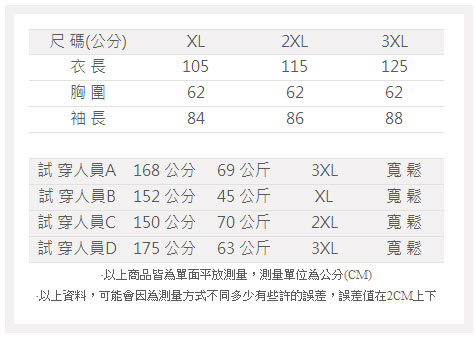 BrightDay風雨衣連身式-印花前開款