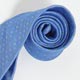 極品西服- 魅力方點藍底絲質領帶(YT0123) product thumbnail 1