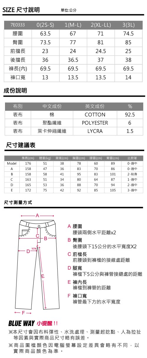 ETBOITE 箱子 BLUE WAY 全方位美型計畫-魔力彈開岔高腰窄直筒褲-淺藍