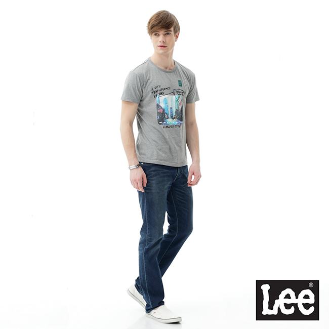 Lee 牛仔褲Jade Fusion冰精玉石 726中腰標準刷色小直筒