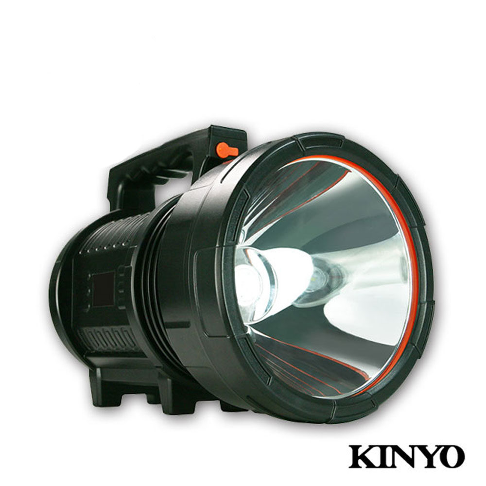 KINYO 2000米充電式LED強光探照燈/手電筒(LED-311)防塵/防潑水