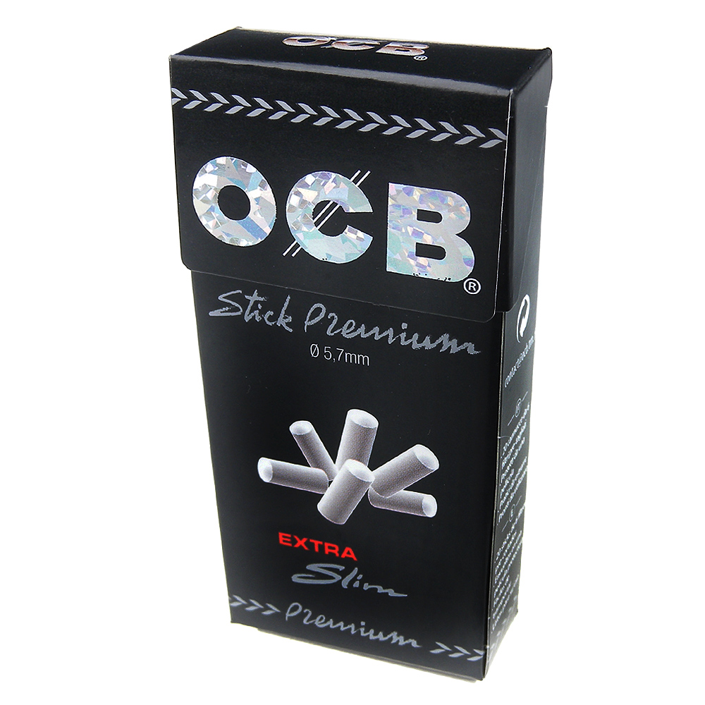 OCB 法國進口 捲煙專用濾嘴 EXTRA SLIM 超細5.7mm 2盒