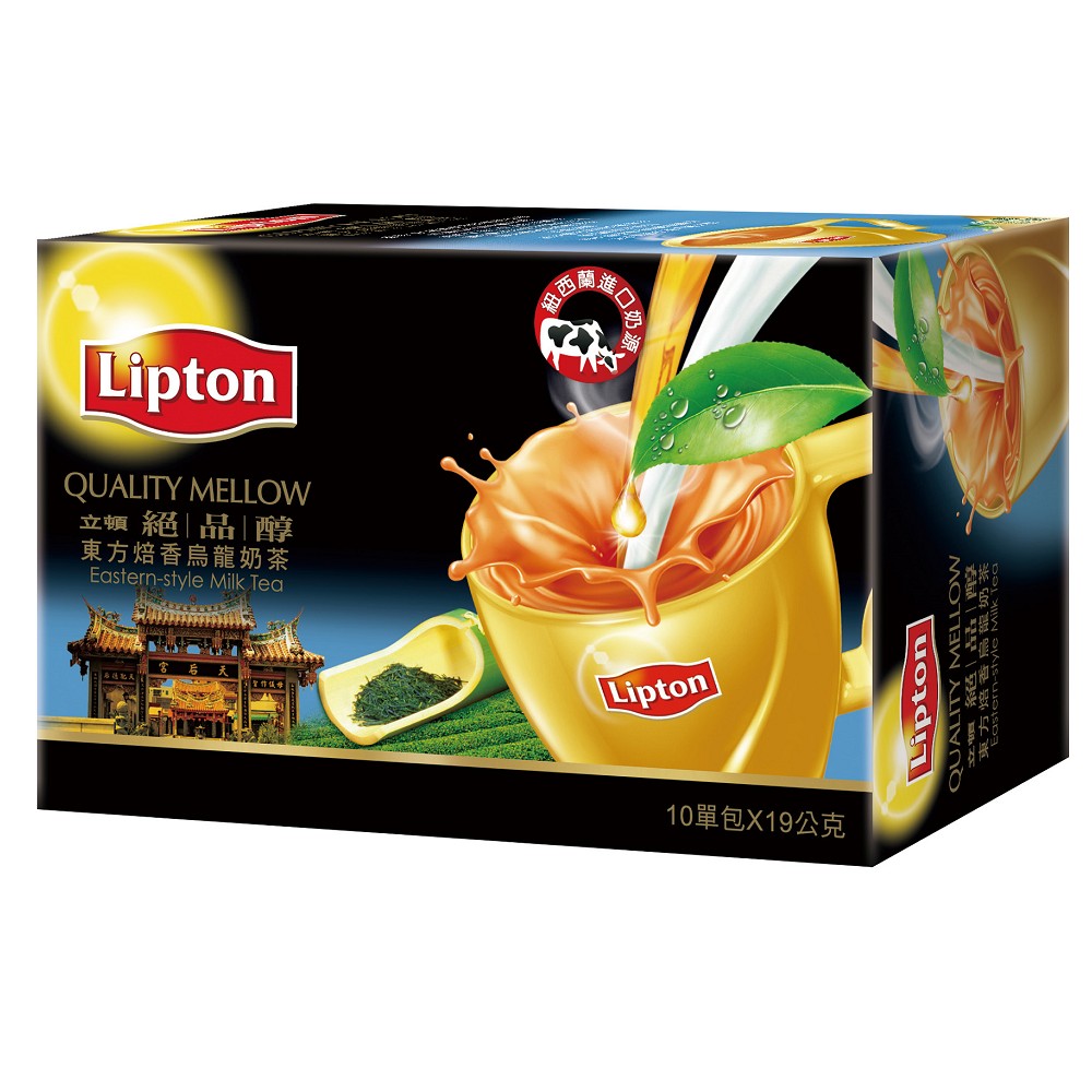 立頓 絕品醇東方焙香烏龍奶茶(19gx10入)