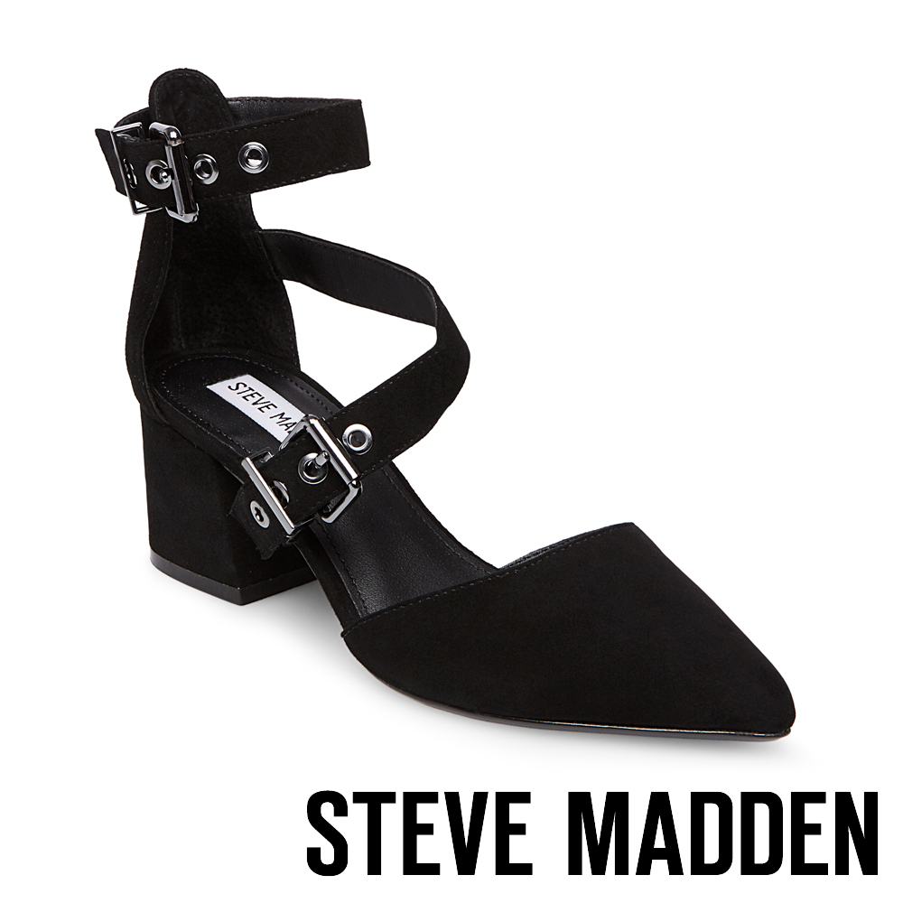 STEVE MADDEN-DIA 尖頭中跟鞋-黑色