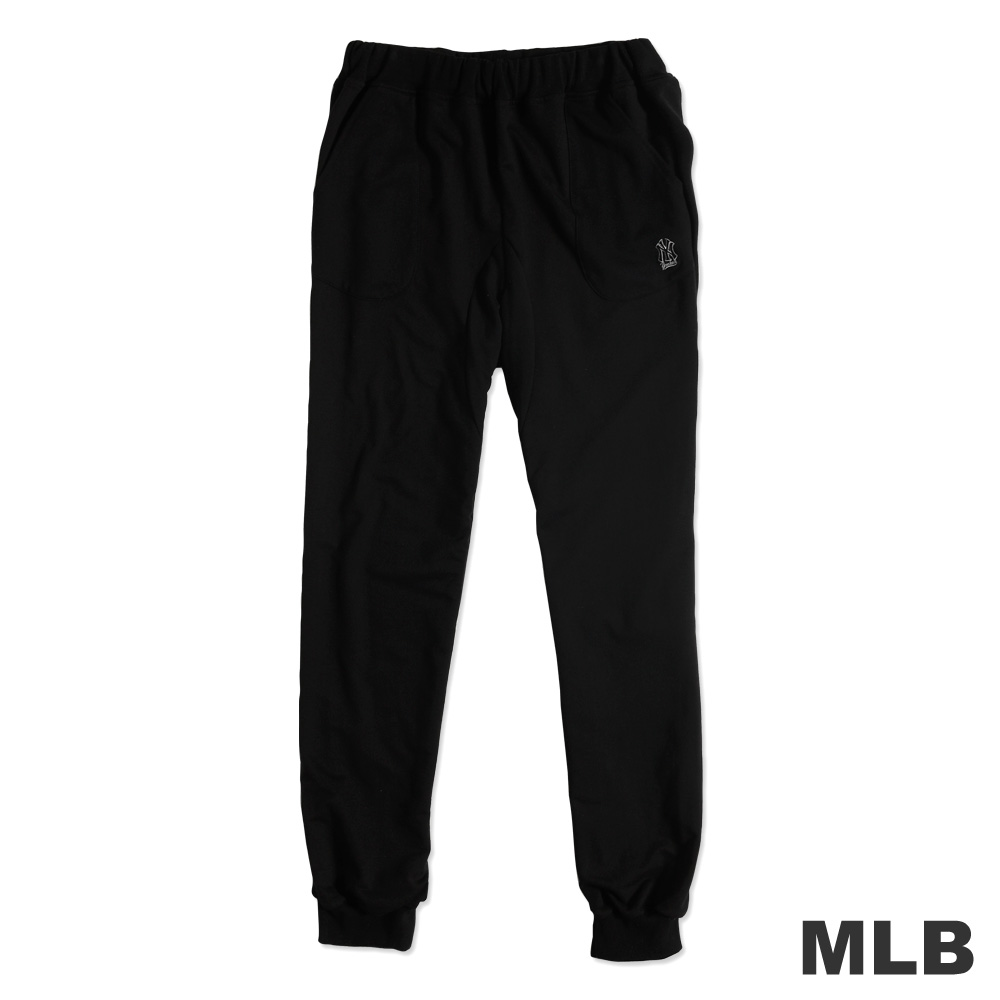 MLB-紐約洋基隊運動薄長棉褲-黑(男)