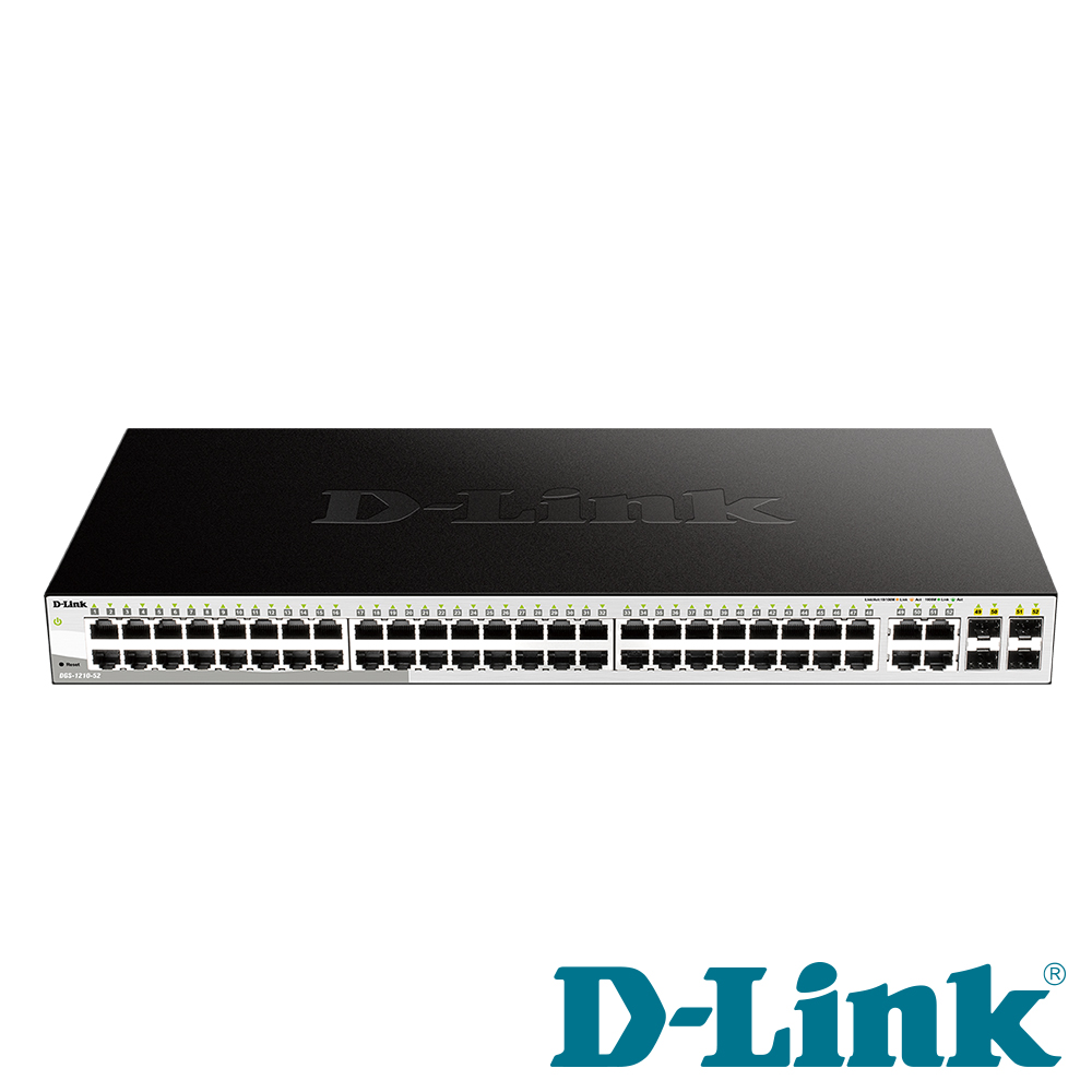 D-Link DGS-1210-52 48埠Gigabit Smart 交換器(聯強貨)