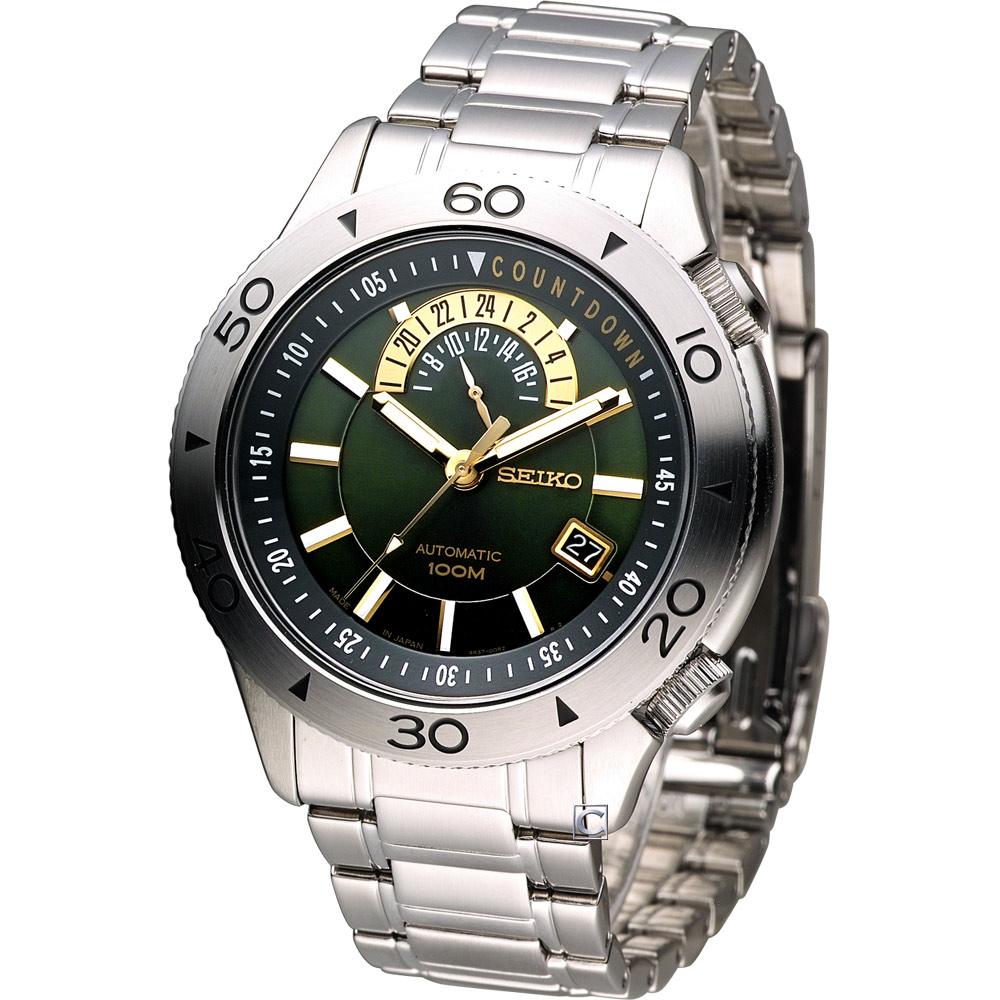 SEIKO SUPERIOR  極地冒險專業機械錶(SSA179J1)-綠/45mm