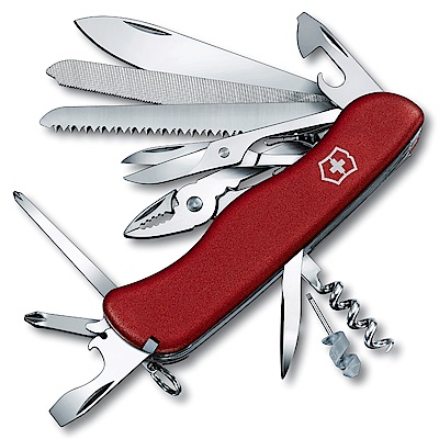 【VICTORINOX】21用工作冠軍安全鎖防滑瑞士刀