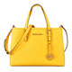 MICHAEL KORS JET SET TRAVEL金LOGO防刮手提斜背包(中/向日葵 product thumbnail 1