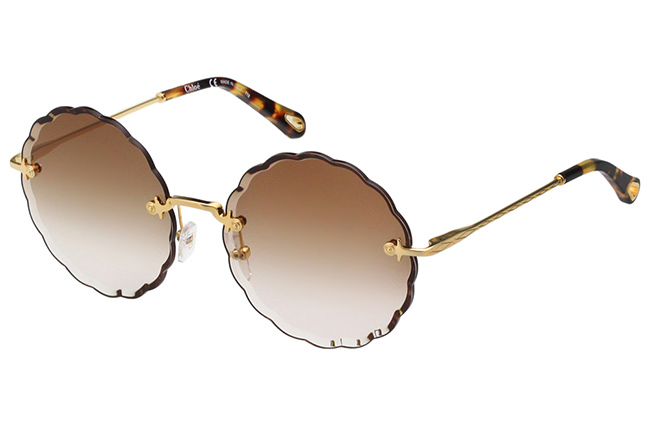 CHLOE 雲朵造型 太陽眼鏡 金色 CE142S