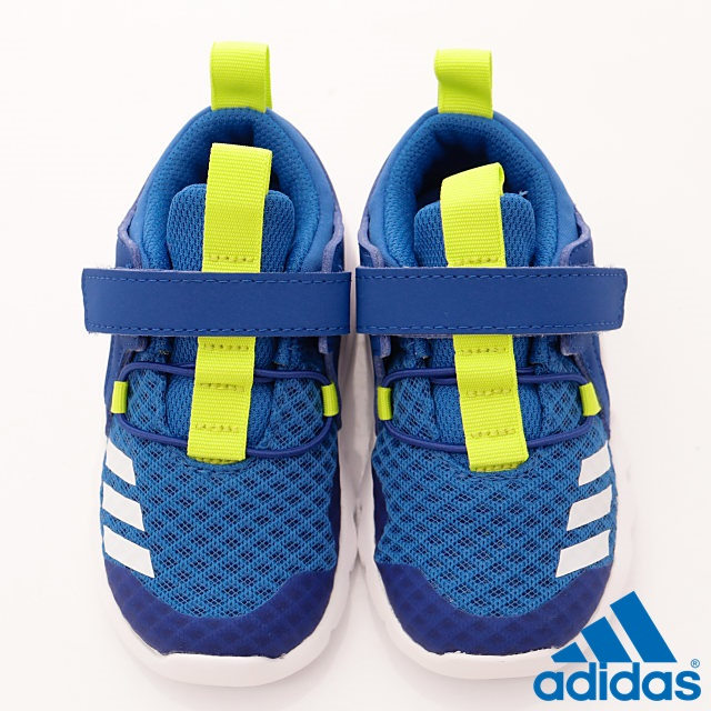 adidas童鞋 輕量透氣慢跑款 QZE096 藍 (寶寶段)