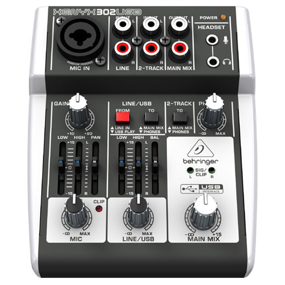 BEHRINGER X302USB 混音器