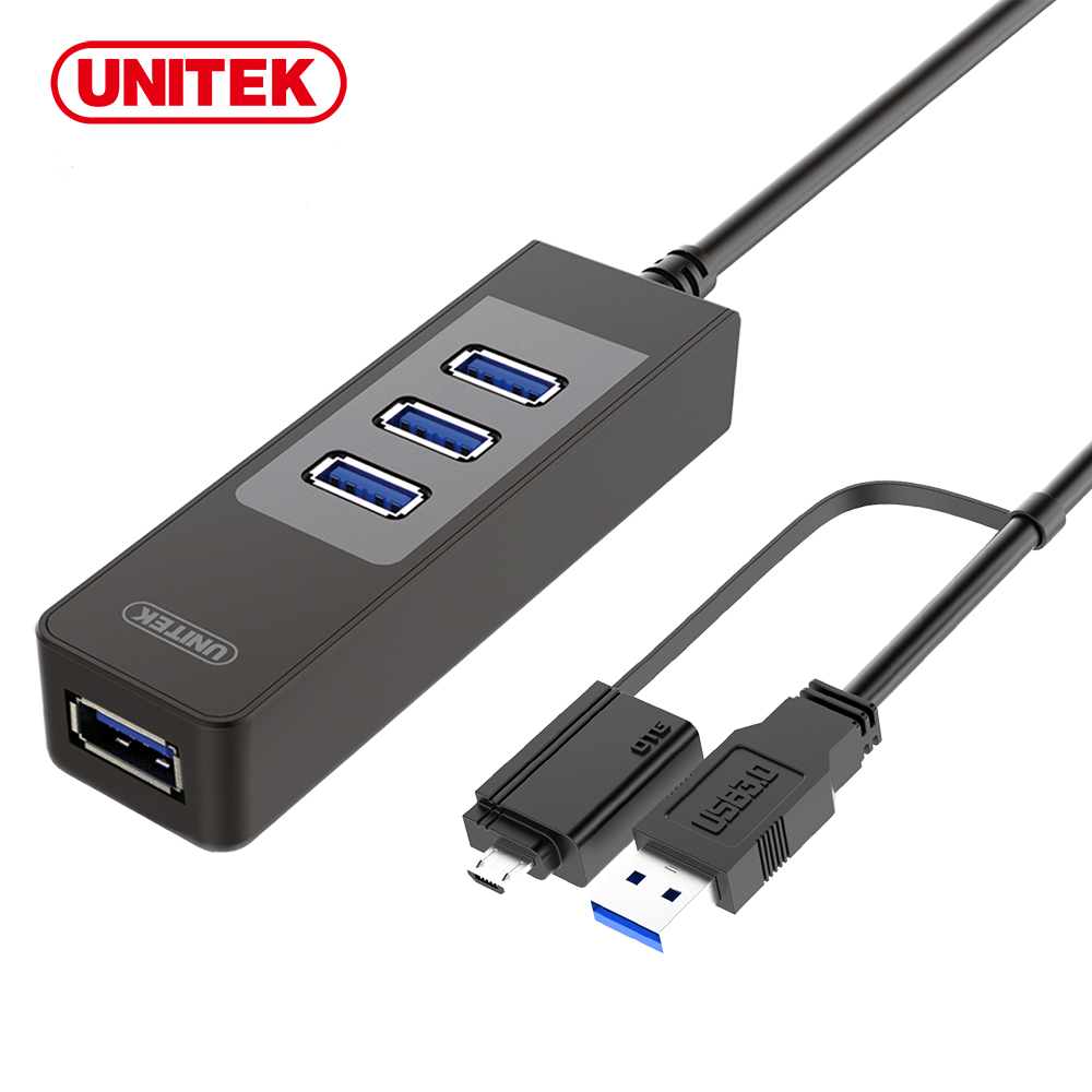 UNITEK 優越者USB3.0 4Port Hub + OTG轉接器